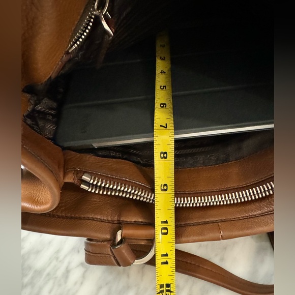 Prada shoulder bag Vitello Daino Buckle with coin purse attachment - Picture 16 of 17